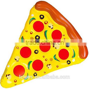 Inflatable pizza pool tube float/pizza slice float mattress