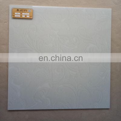 Foshan nano glossy recified soluble salt keramik unglazed  24x24' ceramic floor tile