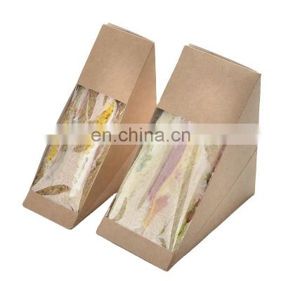 Sunkea disposable take away sandwich wedge box container