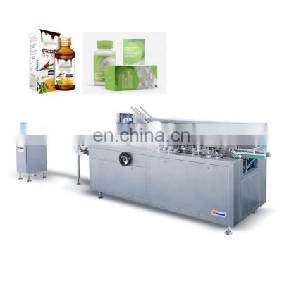 Fully Automatic Mini Paper Cardboard Cartoner Packaging Machine Carton Case Making Packing Machinery With Printer