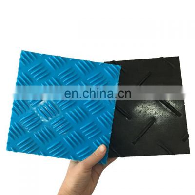 HDPE Anti-slip Durable Plastic Ground Cover Sheet HDPE Road Mat for Utilities and Infrastructure Maintenance