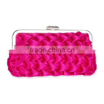 2016 crystal Outstanding Selling women's salable satin Clutch Bag