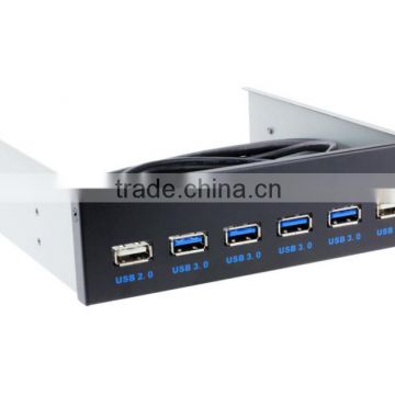 20Pin Motherboard to USB 3.0 + 2.0 6 Ports Front Panel internal Bracket 4 5.25"