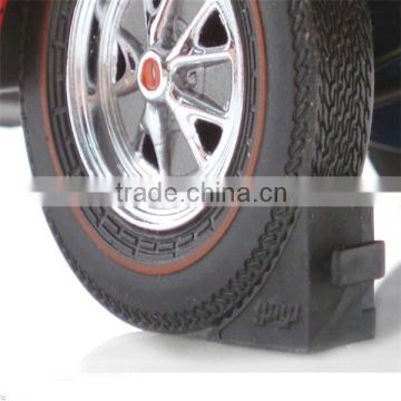 Heavy duty rubber wedge for trucks with handle black wheel chocks Trade Assurance