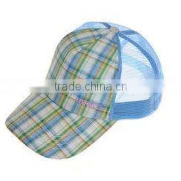 new mesh cap/sports cap with check