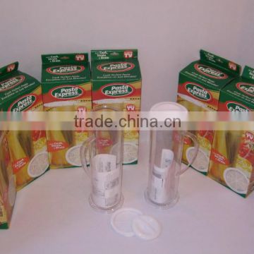 Pasta express/pasta pot,plastic pasta maker/pasta container