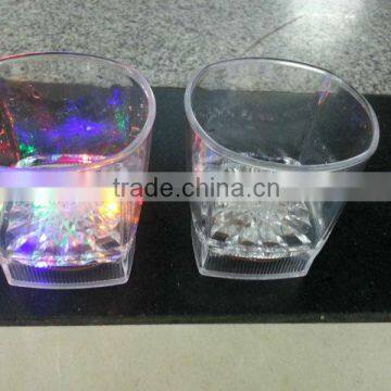 square transparent LED light beer cup
