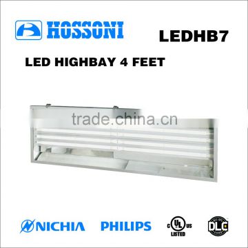 UL DLC approved 260W 4 feet length led highbay high bay 5 years warranty LEDHB7