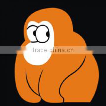 Yellow Orangutan with Bling Bling Hot Fix glitter Designs