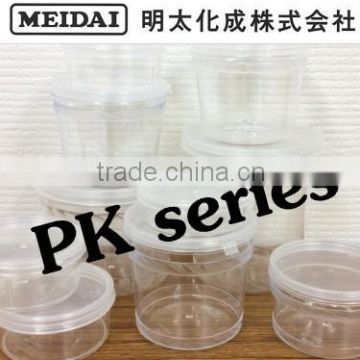 Round popular plastic cups design food tray made in Japan