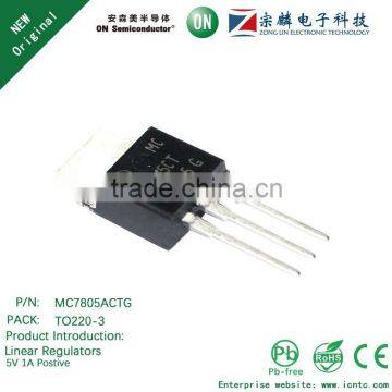 Genuine original MC7805ACTG TO220-3 Linear Regulators 1A 5V