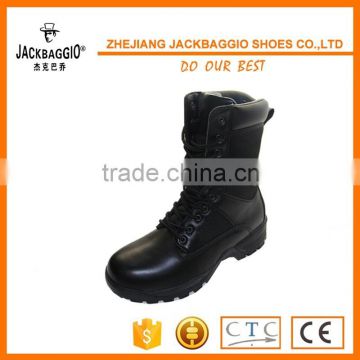 black Custom Made soldier used durable police mens high quality safety combat boots