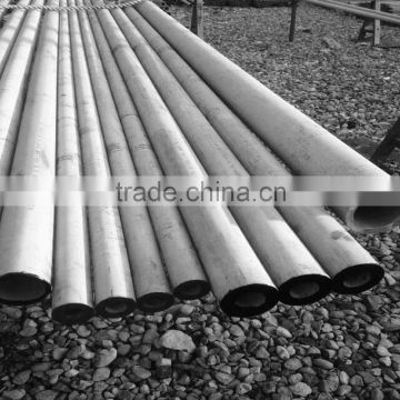 202 cold draw mill finish seamless stainless steel big diameter pipe