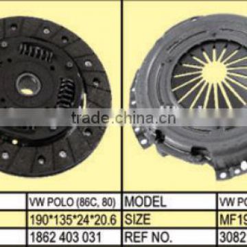VM POLO (86C,80) Clutch disc and clutch cover/European car clutch /1862 403 031/3082 168 231