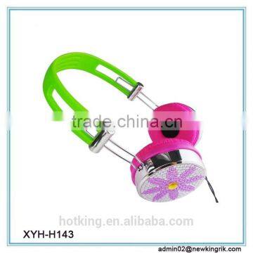 For sales fashion headphone for stereo wired headphone