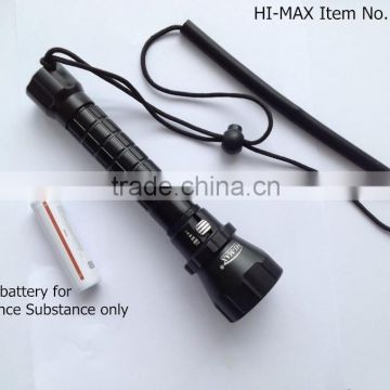 high intensity cree xm-l u2 dive light with smooth reflector torch scuba diving oxygen tank