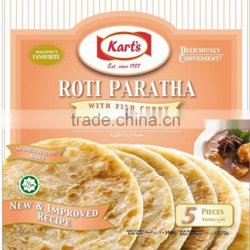 Kart's Roti Paratha With Fish Curry