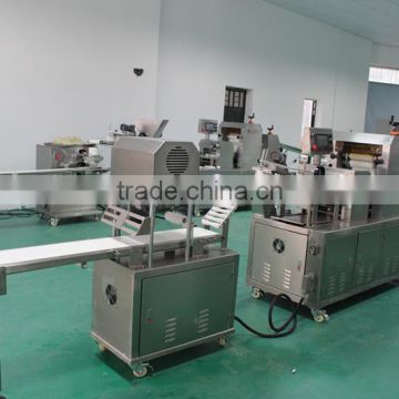 lavash breading making in bread product line in food machine