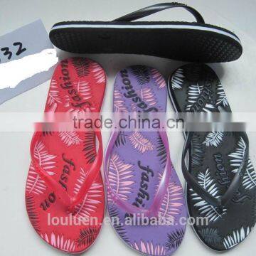 663 LOULUEN High Quality Women EVA Flip Flops Slippers With PVC Strap