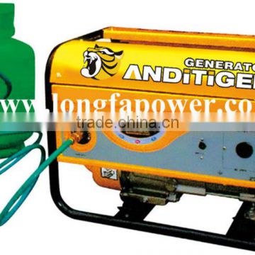 hot sale! LPG and gasoline double use generator set