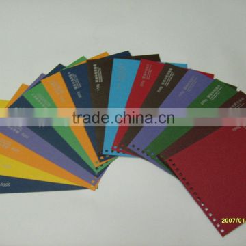 Uncoated color paperboard