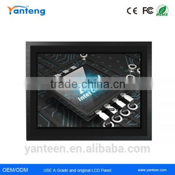 IP65 Front screen 15inch embedded panel pc, industrial panel pc