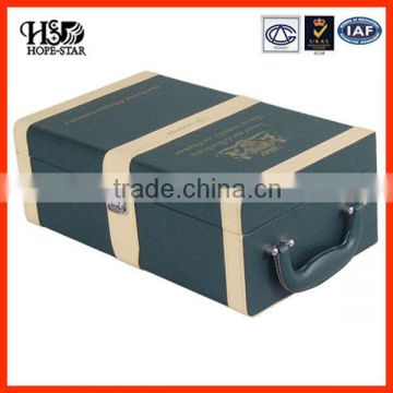 wholesale cheap recycled delicate paper cardboard wine box manufacturer