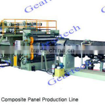 High-tech aluminum composite panel production line