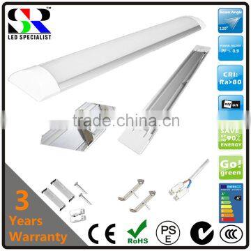 LED surface mounting mounted suspended linear flat slim narrow panel tube light