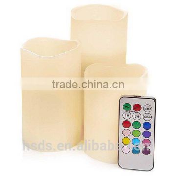 flickering dinning table ivory pure paraffin wax candle