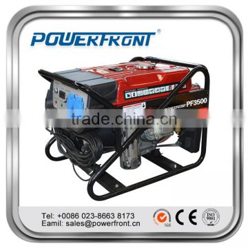 China good quality recoil start or electric start 12v dc output portable petrol generator