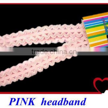 Pink headband skinny Baby elastic headband