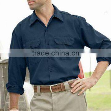 Anti-wrinkle Western thick causal long sleeve men shirt