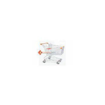 180L / 210L / 240L Grocery Store Shopping Carts Asian Design Zinc Plated