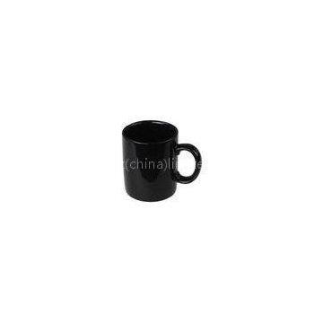 12OZ Black personalized ceramic coffee mugs for Hotel / restaurant / home