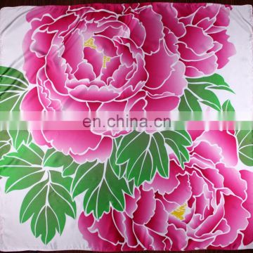 Factory Direct Luxury Custom Digital Printed hangzhou silk scarf