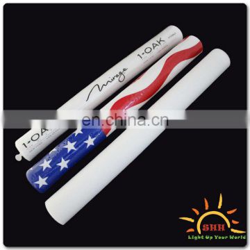 Light up led glow cheer foam stick for party