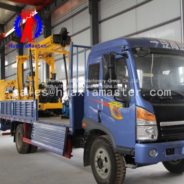 XYC-3 vehicle-mounted hydraulic drill rig/full gydraulic water well machine/deeper truck mounted water well drilling rig