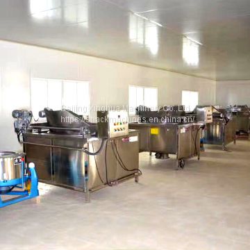 Case Of Commercial Chicken Automatic Batch Fryer Machine