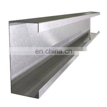 2x4 structural hdg galvanized steel c channel dimensions