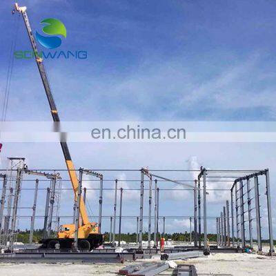 High Tensile Light Structural Construction Steel Structure Warehouse for living room