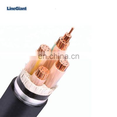 YJV Underground PVC or XLPE Insulated 4 Core Armoured Cable Copper Cable 120mm Power Cable