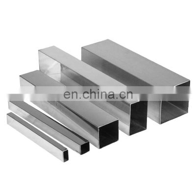 rectangular tp304 316L 310s12.7mmx38mm seamless stainless steel square tube
