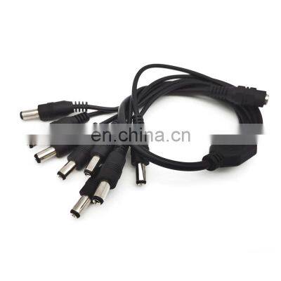 1-8 Plug Female To Male Power Supply Dc Splitter Cable 8 Way Dc Connector Cable 12v Dc Power Cable