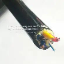 Seawater proof photoelectric composite cable 2*0.75/1.0/1.5+ 2-core optical fiber