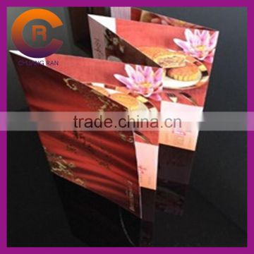 Wholesales customize information paper folding cheap custom advertising cards