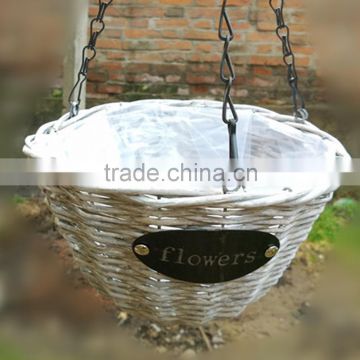 wed flower round wicker basket watering window hydroponic systems hanging flower pot                        
                                                Quality Choice