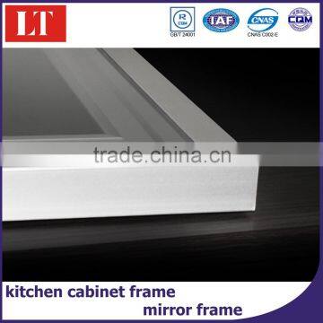 Foshan factory aluminium kitchen cabinet extrusion profile frame for kitchen cabinet