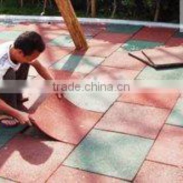 Waste Tyre Rubber Flooring Pavers