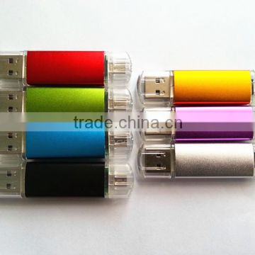 Full color micro mobile phone usb flash drive,mini usb for mobile phone,smartphone usb flash memory